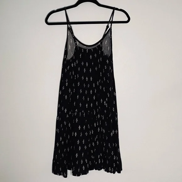 Xhilaration Minidress Black w/Print Size Women’s Medium - Picture 2 of 7